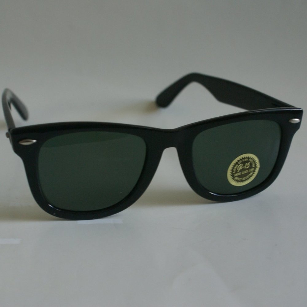 NWT TruVintage Blues Brother I size small Wayfair style G-15 glass lens sunglass